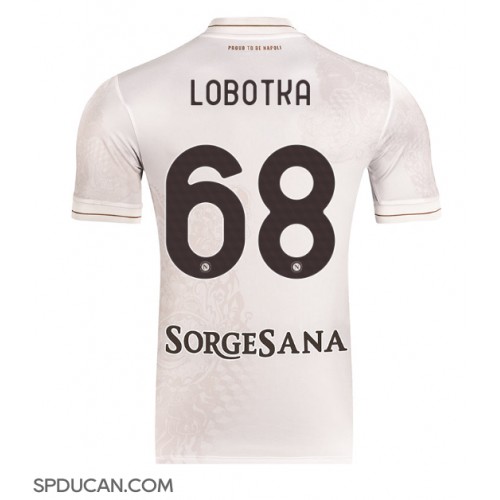 Muški Nogometni Dres SSC Napoli Stanislav Lobotka #68 Gostujuci 2025-26 Kratak Rukav